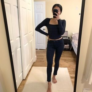 American Eagle Outfitters jegging (navy blue)